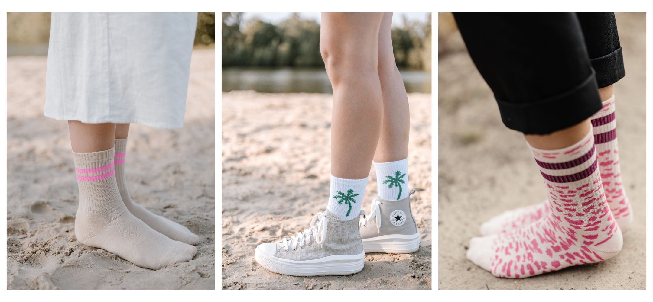 Stylishe Socken, Socken in großen Größen, Damensocken bis Größe 45