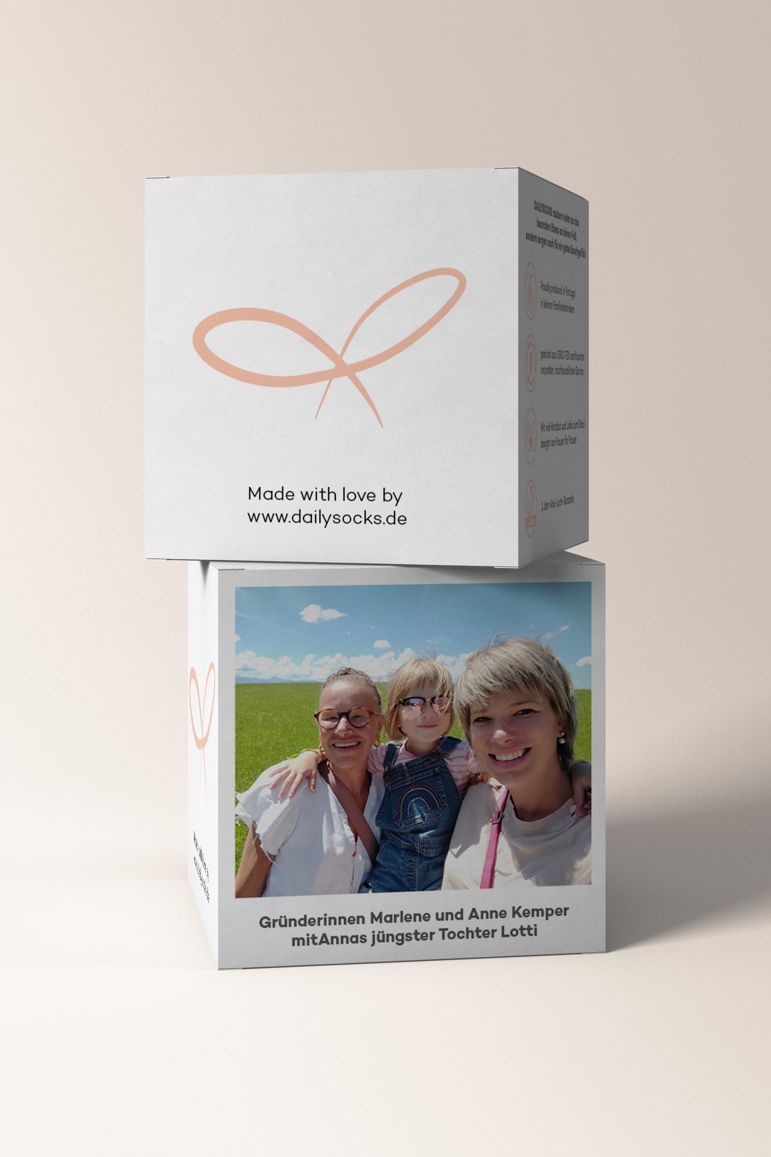 "Geschenkewürfel ""VON HERZEN"""