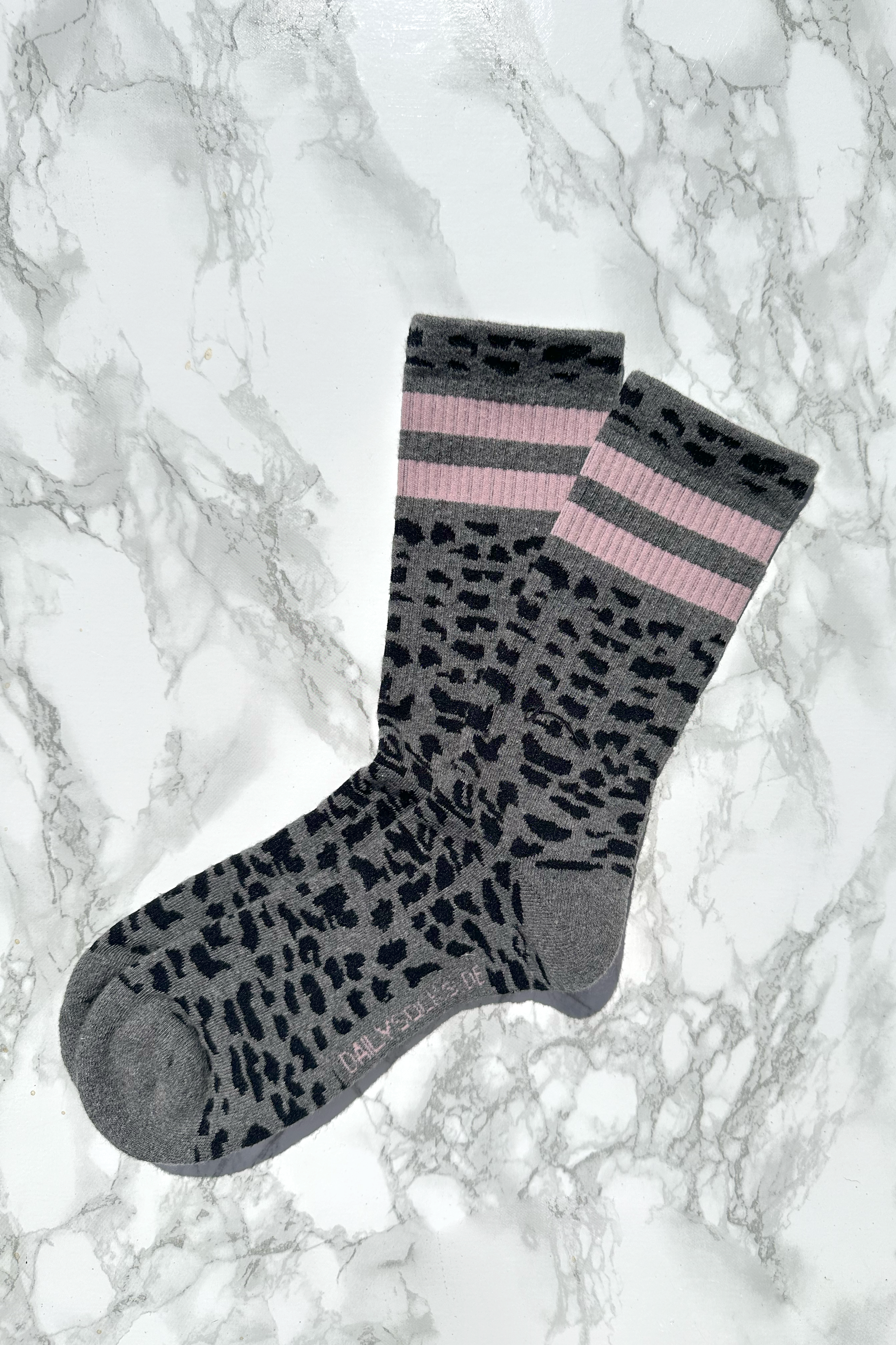 AMANDA 1.0 - grey/rosa - dailysocks.berlin