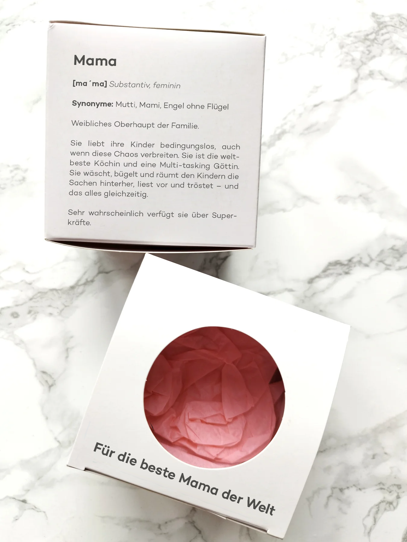 "Geschenkewürfel ""MAMA"""