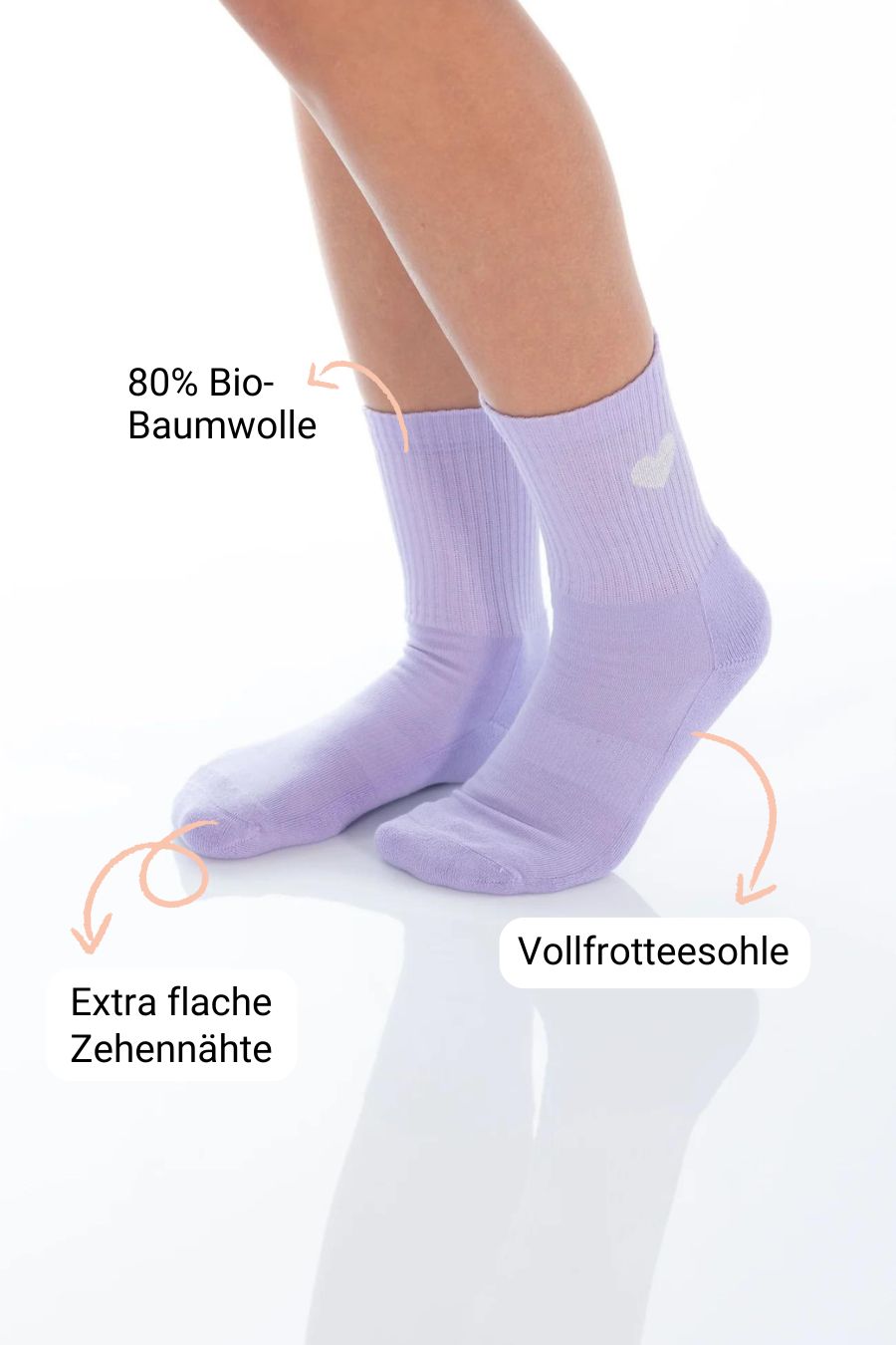 HIÄRTKEN 1.0 - lorbeer - dailysocks.berlin