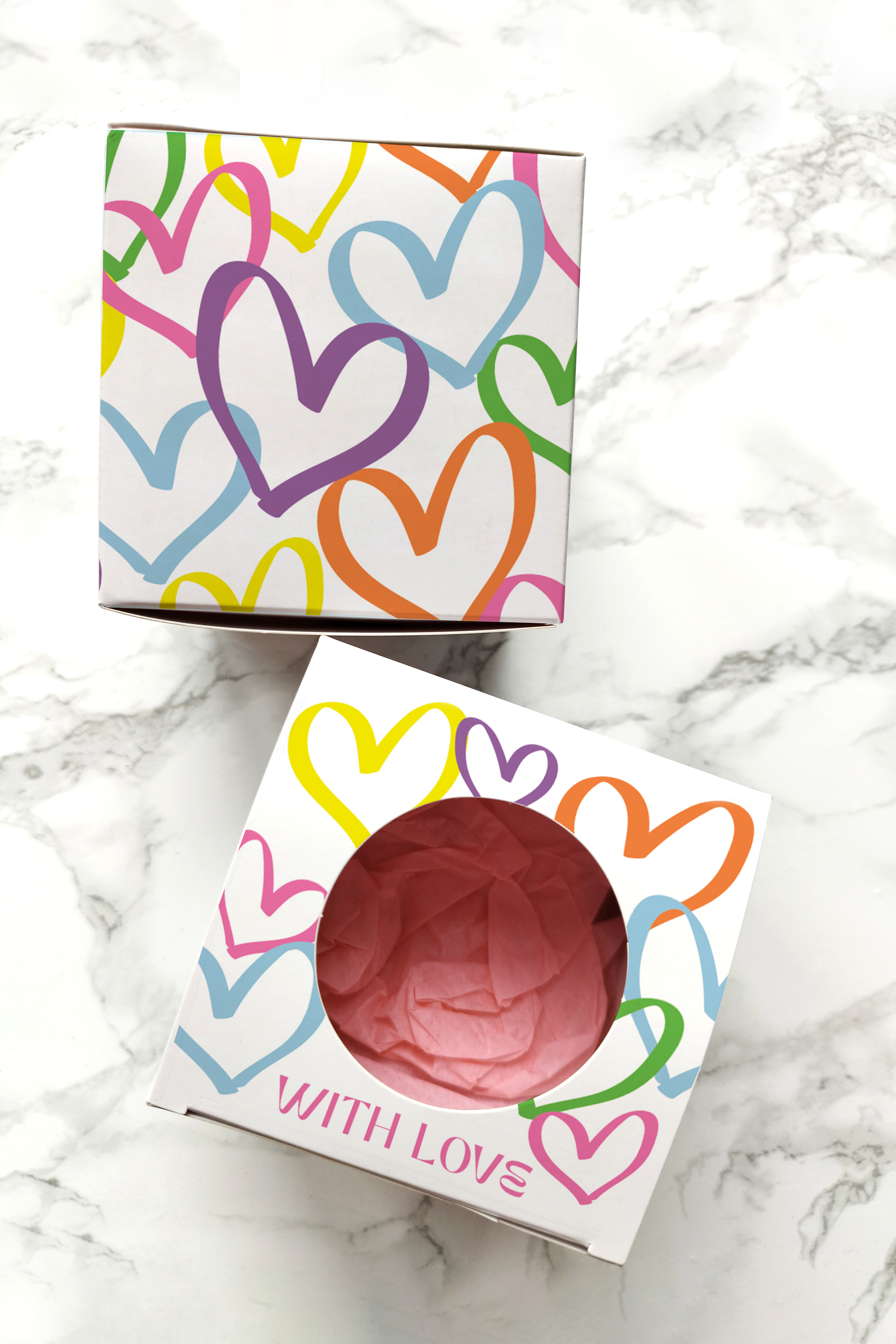 "Geschenkewürfel ""HEARTS"""