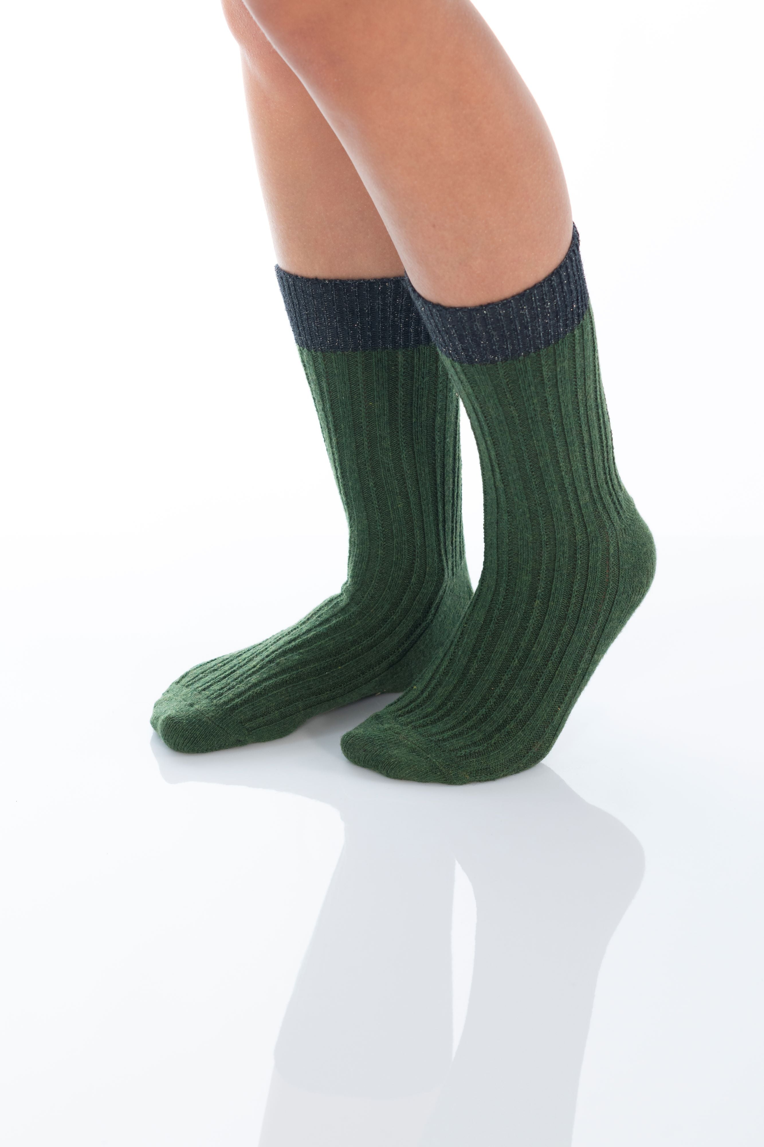 CAROLINE 1.0 - lodengrün/anthra