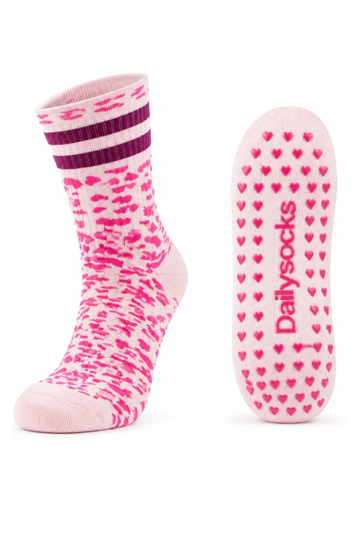 AMANDA GRIP - rosa/burgund - dailysocks.berlin