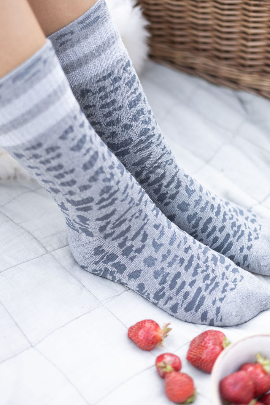 AMANDA 1.0 - grey/silver - dailysocks.berlin
