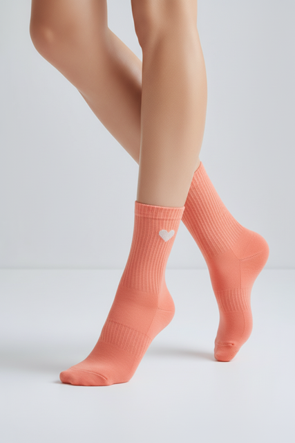 HIÄRTKEN 1.0 - koralle - dailysocks.berlin