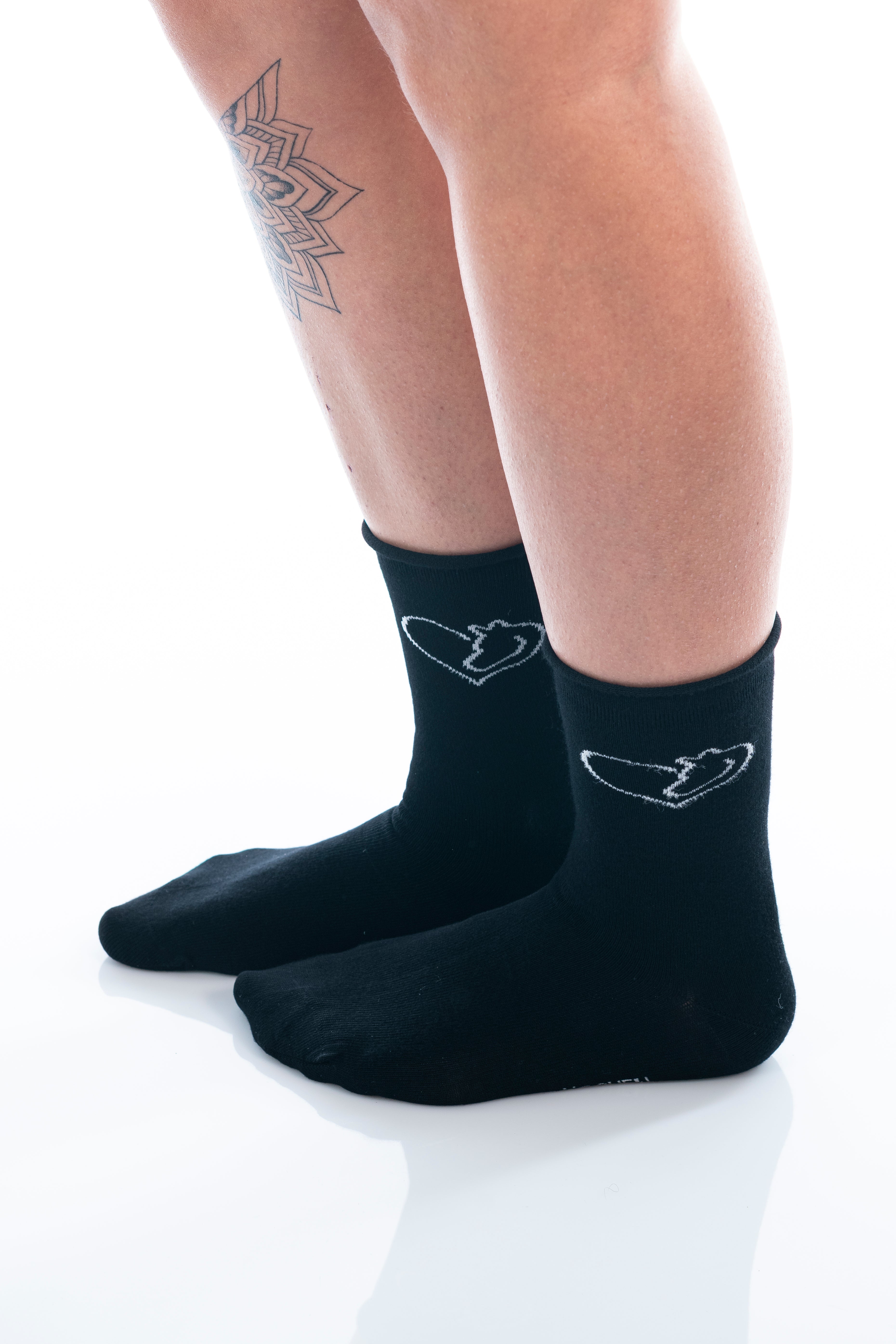 PFERDEMÄDCHEN - schwarz/weiß