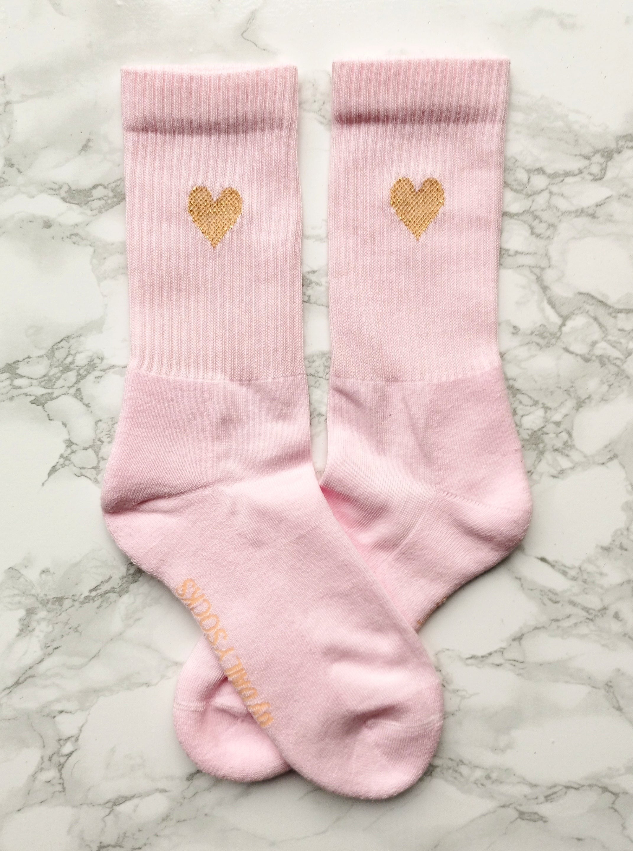 HIÄRTKEN 1.0 - rosa - dailysocks.berlin