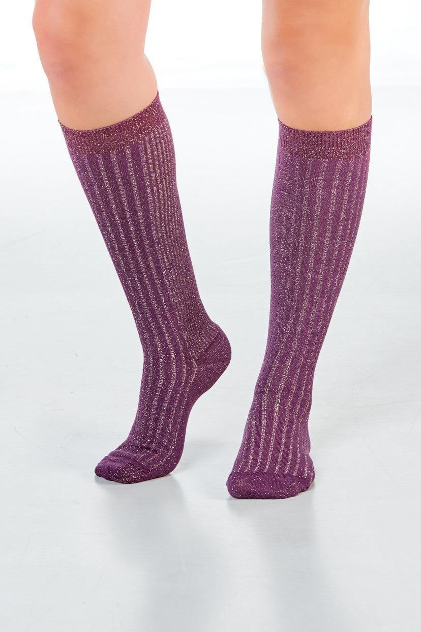 CHARLOTTE 1.0 - pflaume - dailysocks.berlin