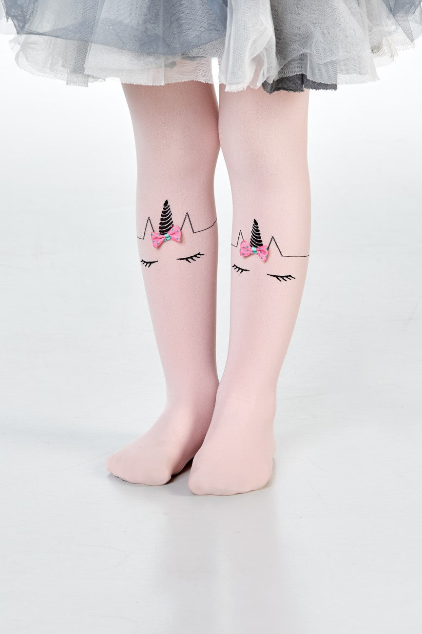 EINHORN - Kinderstrumpfhose - rosa - dailysocks.berlin