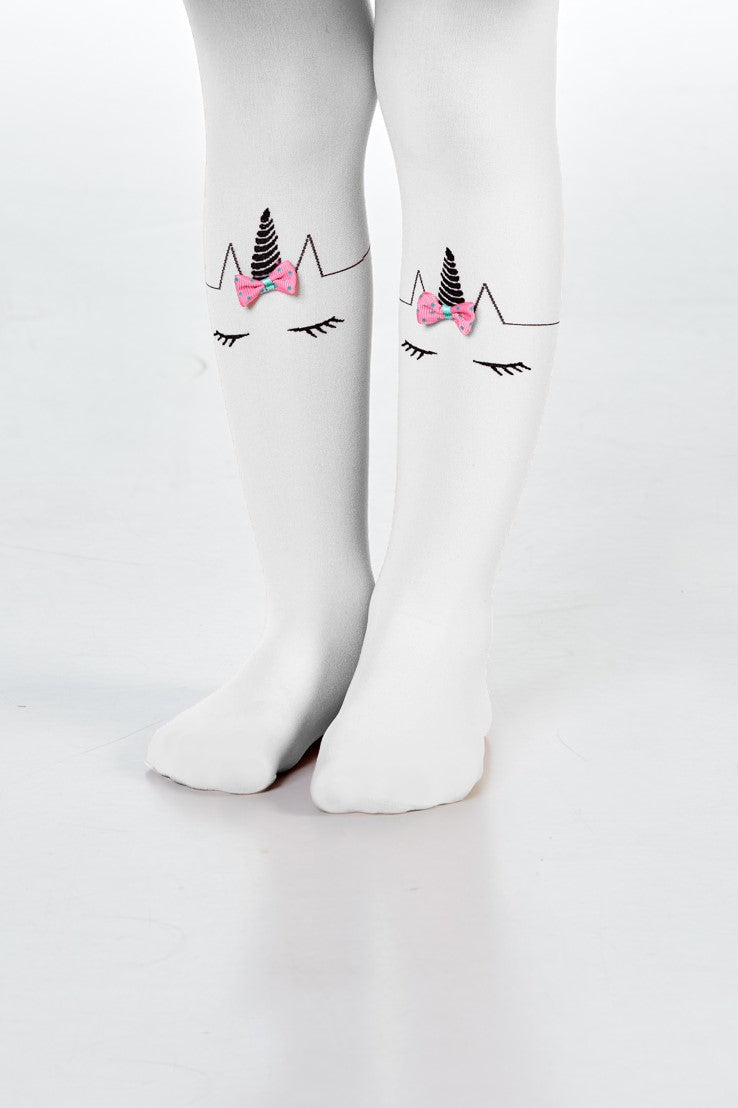 EINHORN - Kinderstrumpfhose - weiß - dailysocks.berlin