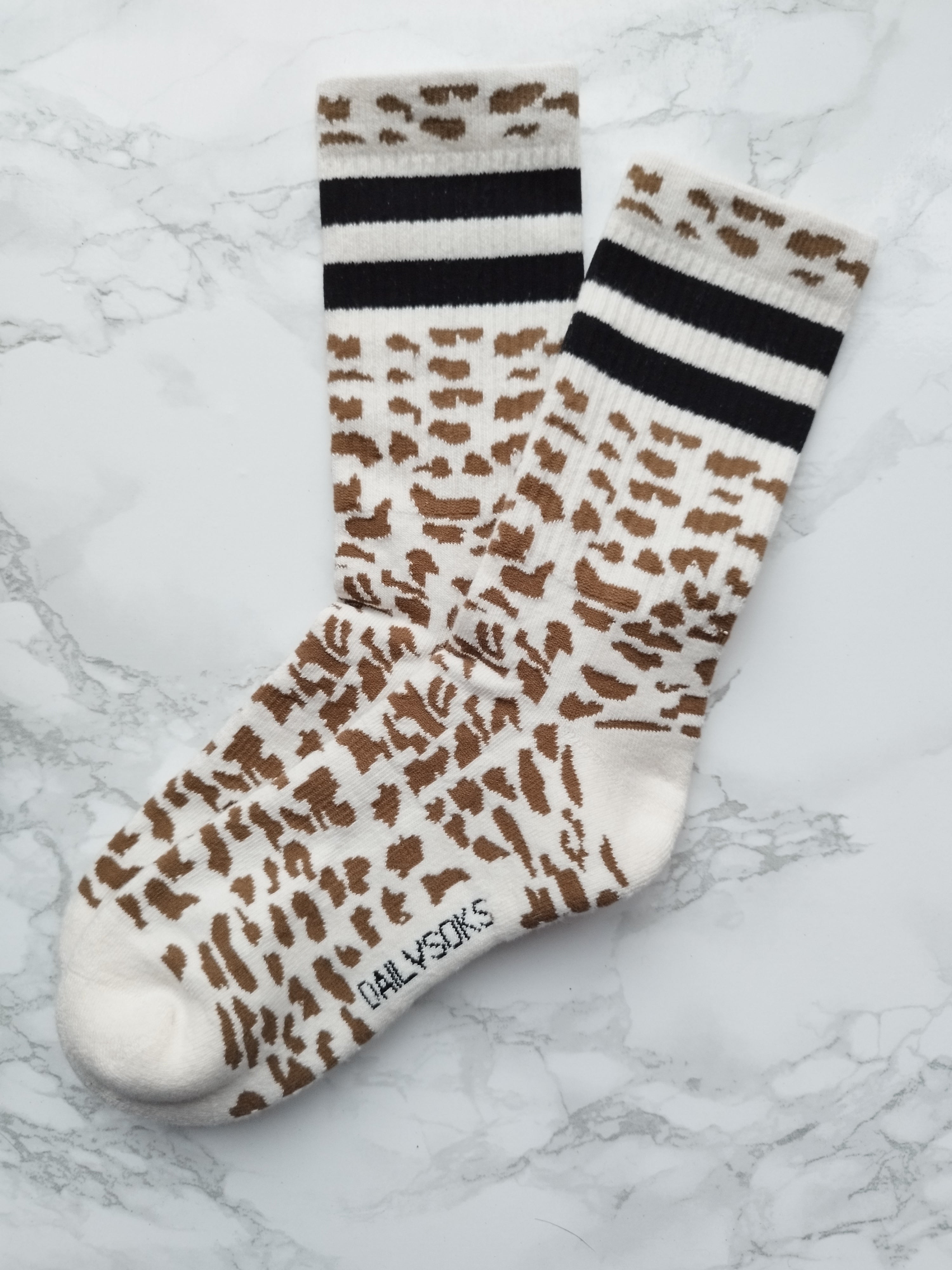 AMANDA 1.0 - latte/schwarz - dailysocks.berlin