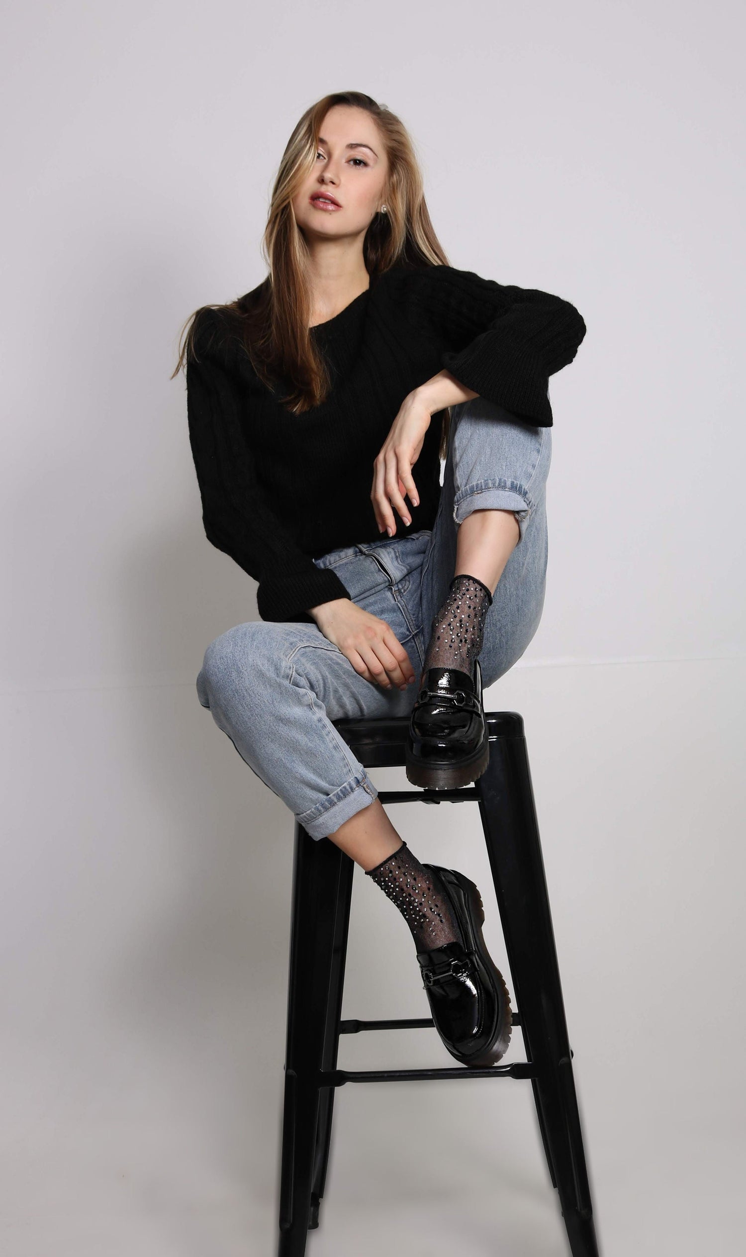 Socken als modisches Accessories