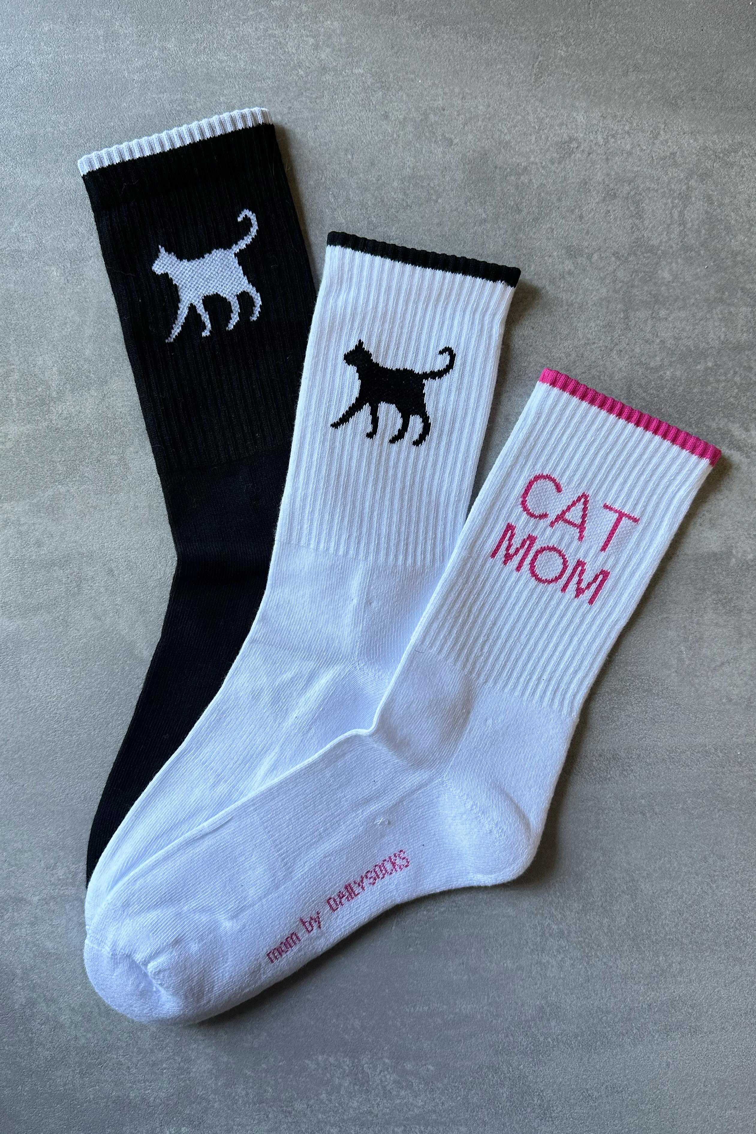 CAT MOM 2.0 - weiß/pink