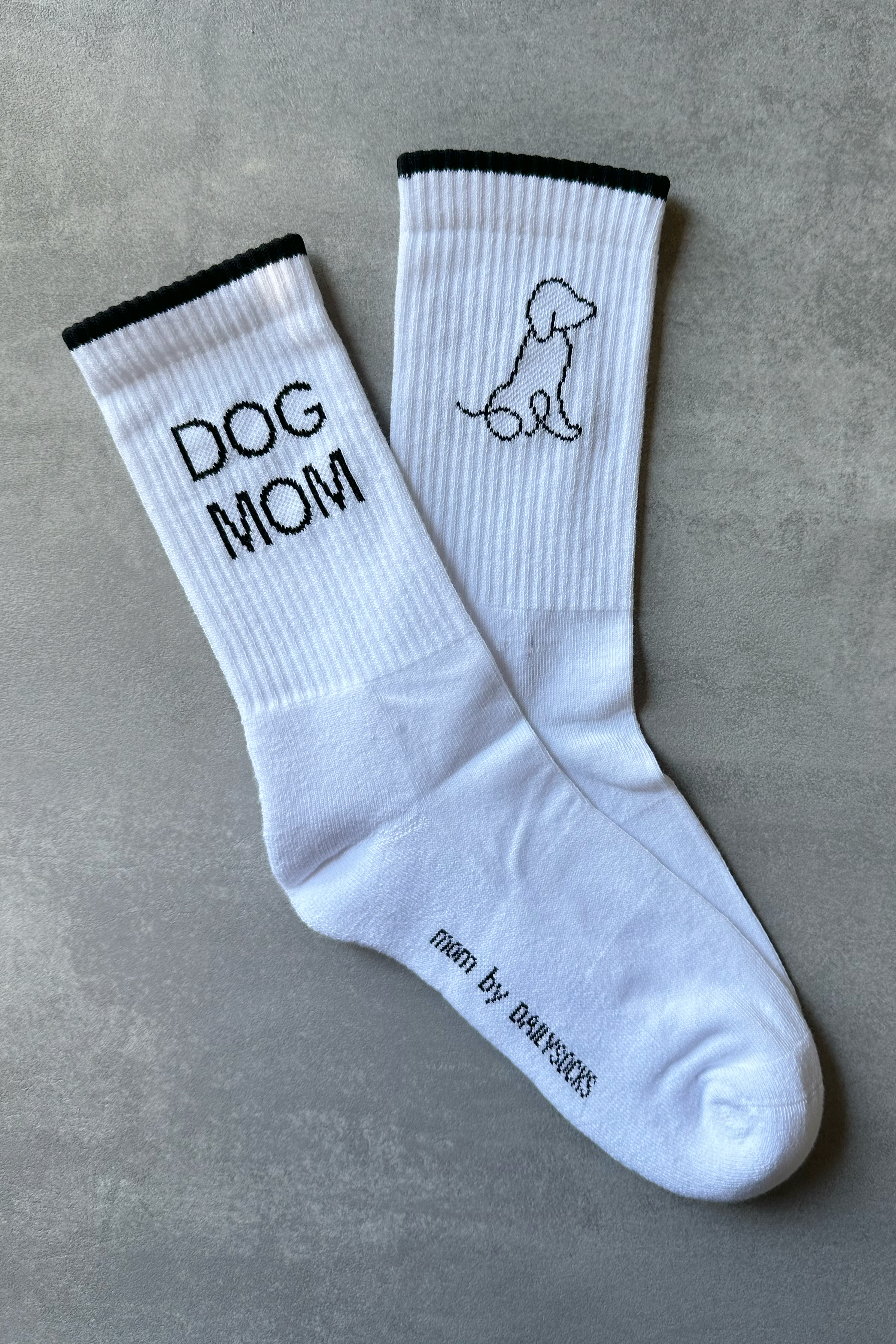 DOG MOM 2.0 - weiß/schwarz