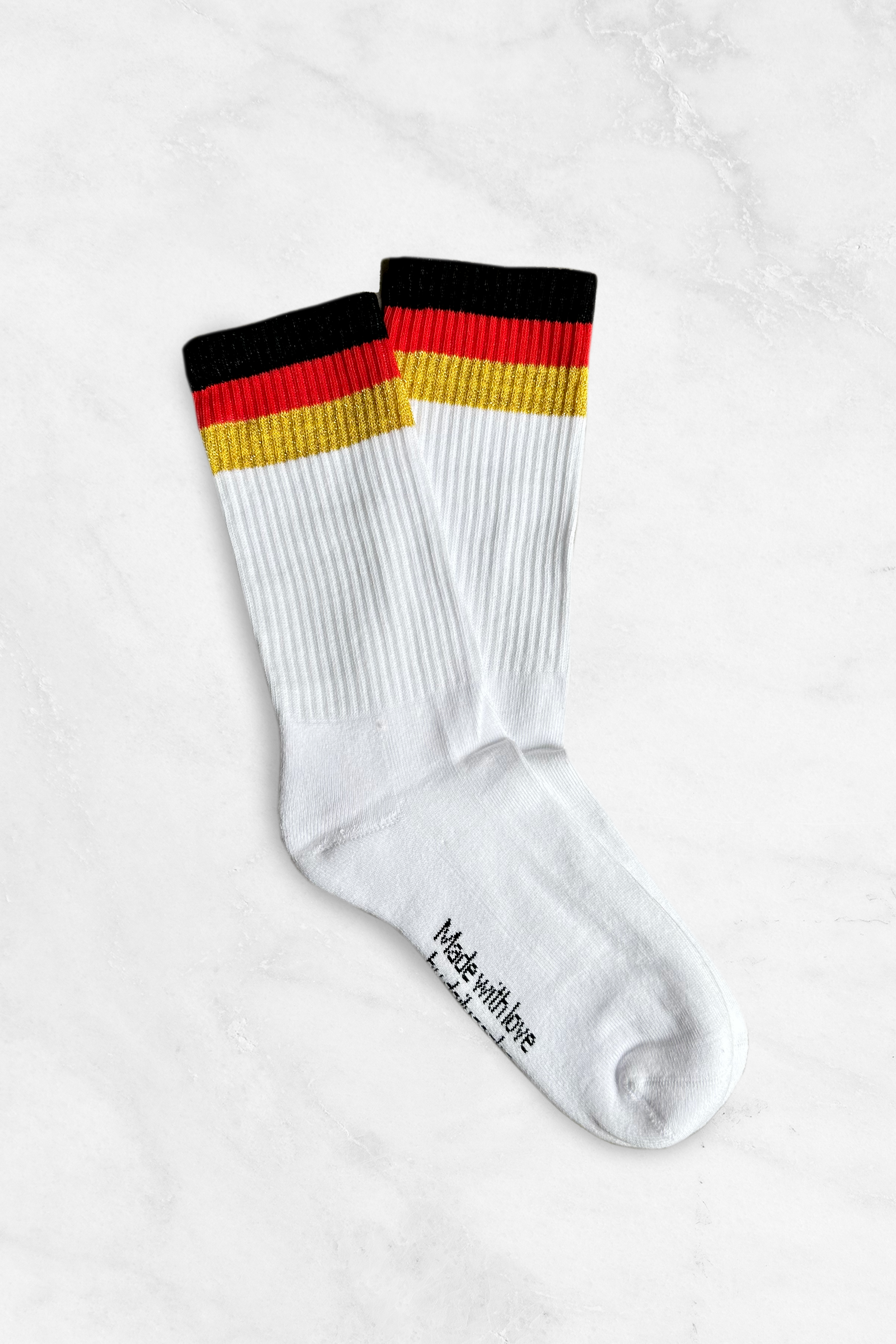 MISS GERMANIA - weiß - dailysocks.berlin
