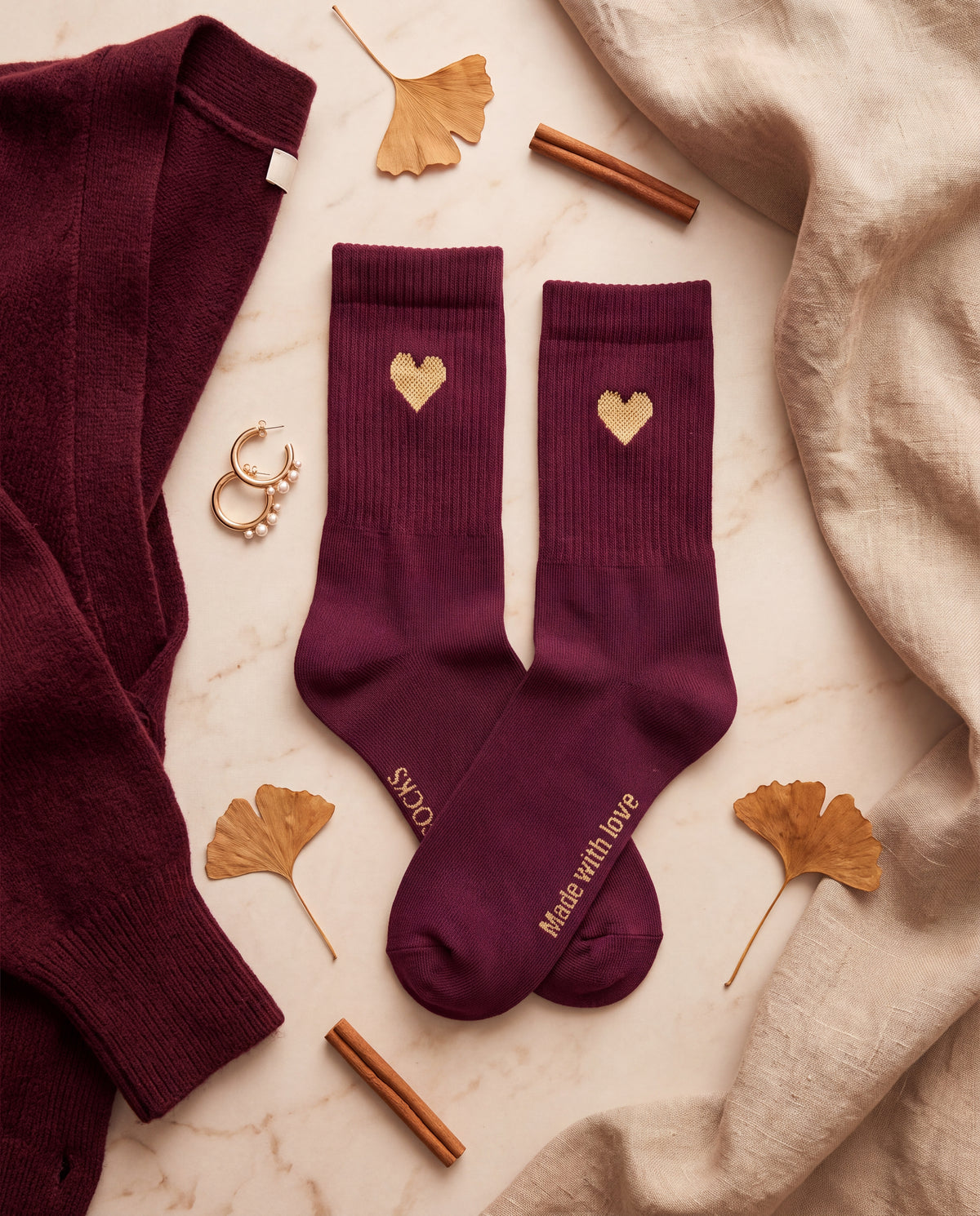 HIÄRTKEN 1.0 - burgundy