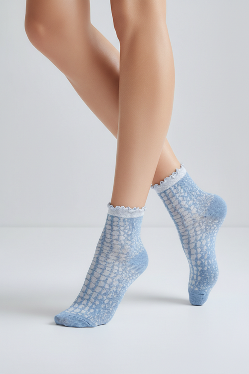 CHARLEENA - croco light jeans - dailysocks.berlin