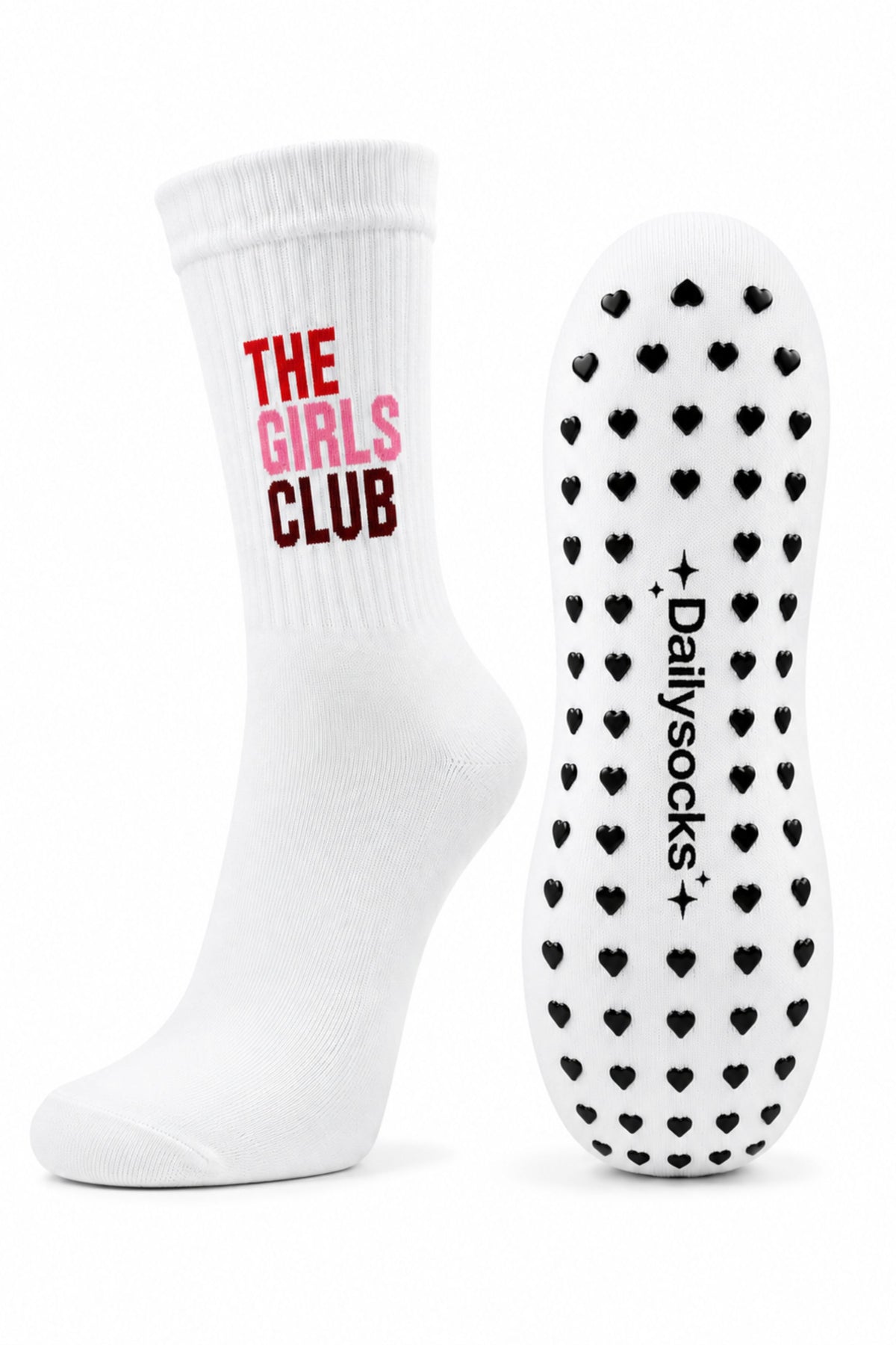 THE GIRLS CLUB GRIP - weiß - dailysocks.berlin