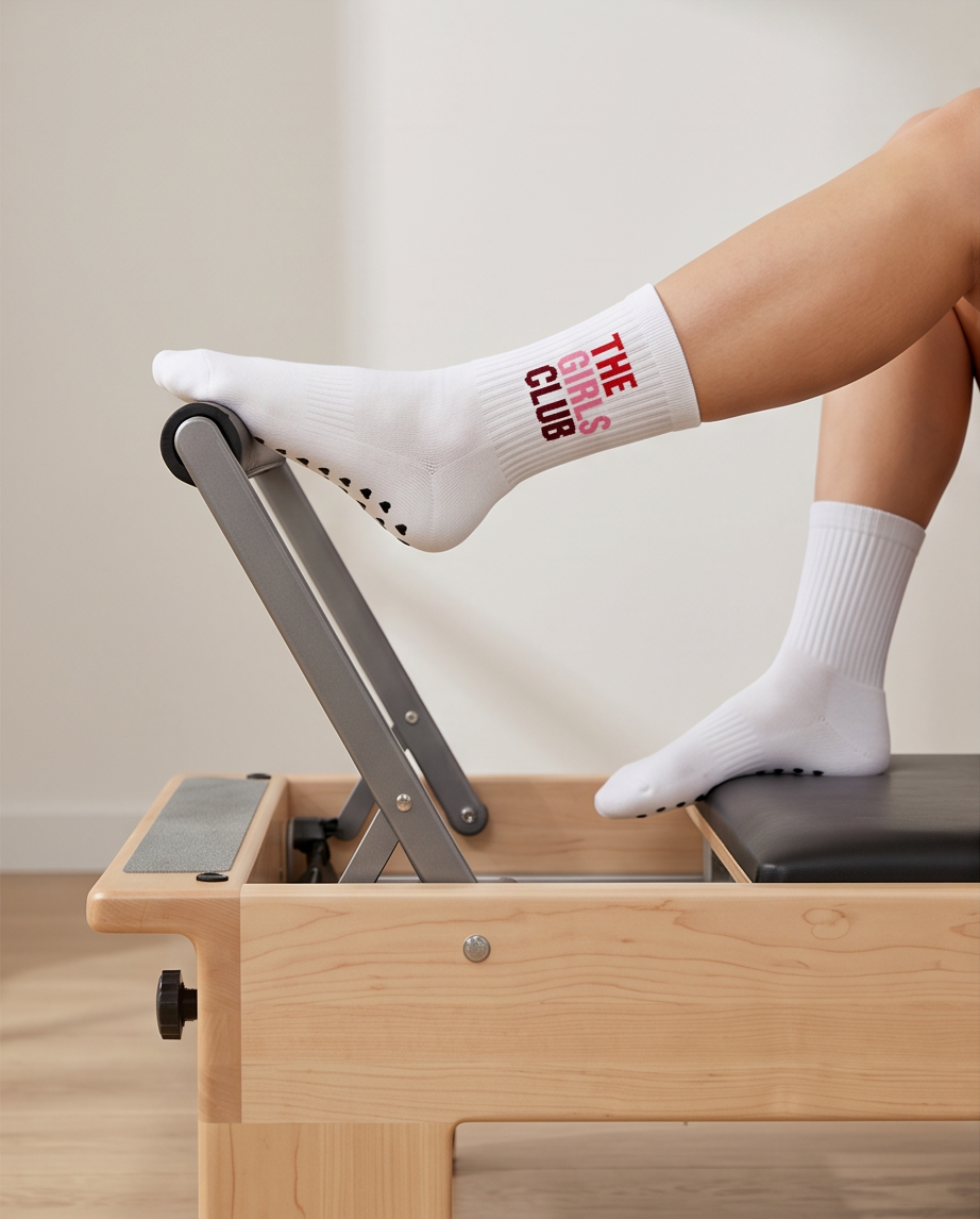 THE GIRLS CLUB GRIP - weiß - dailysocks.berlin