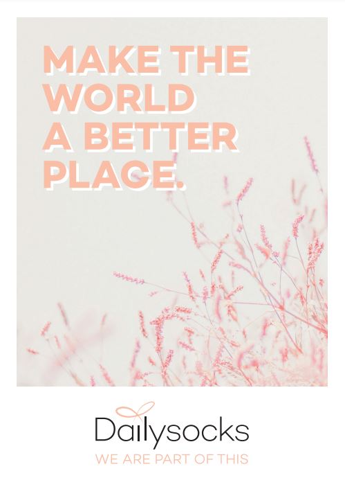 Postkarte "Make the world a better place"