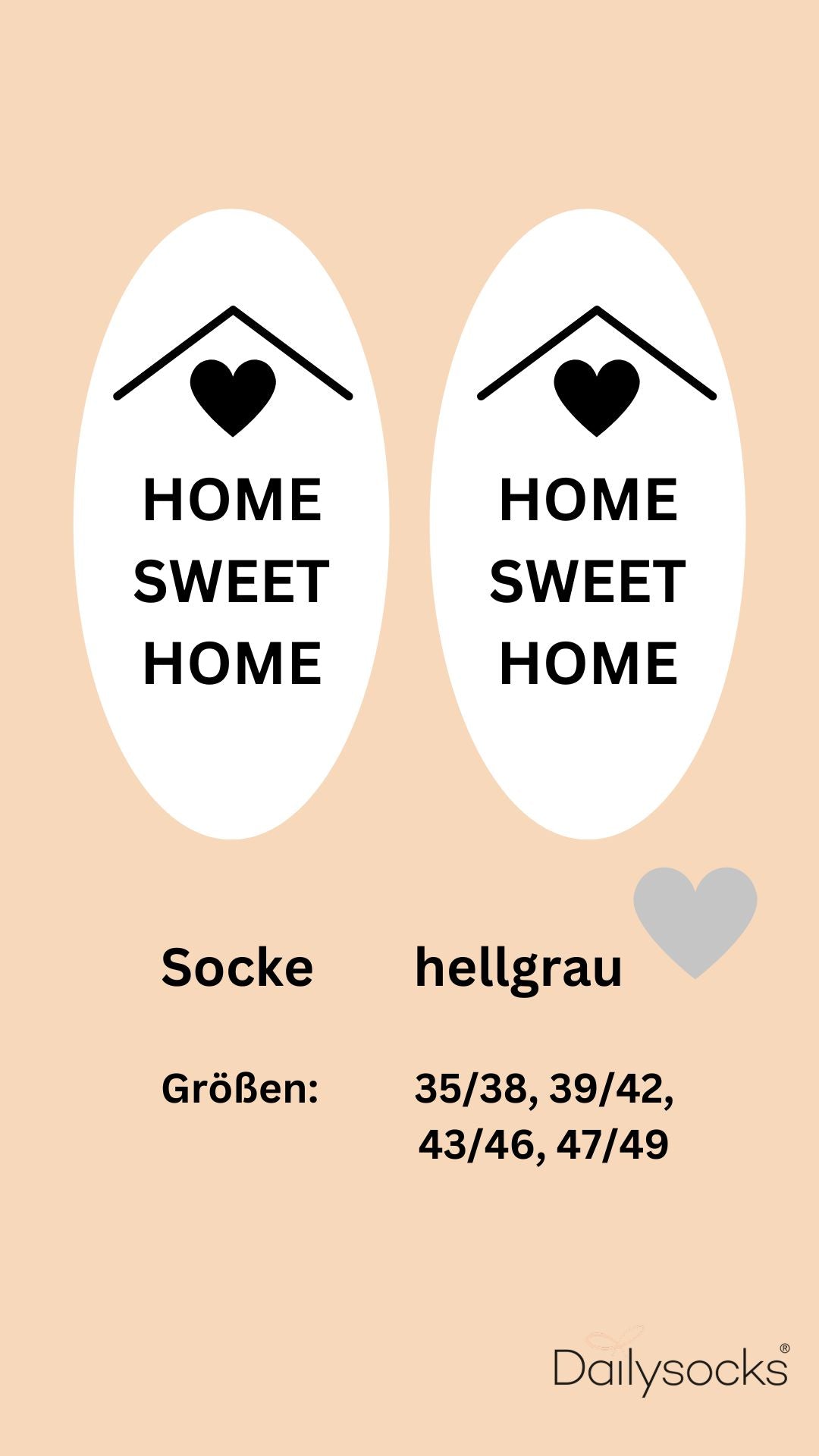 Home Sweet Home - grau