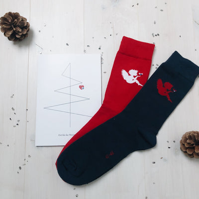 Socke ❤ Herzensangelegenheit ❤ - rot
